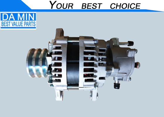 24V 80A Generator 8973515741 Mesin 4HF1 4HG1 4HJ1 Dengan Pompa Vakum 2 Pin Plug Bagian bodi aluminium