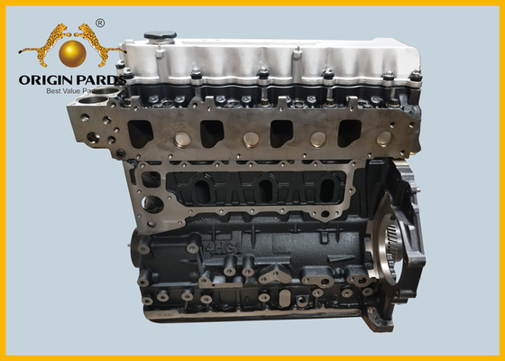 4HG1 Mesin Bare Termasuk Bagian Dalam Blok Silinder dan Kepala Silinder Seperti Liner Set Crankshaft Camshaft 4HG1 Mesin Panjang
