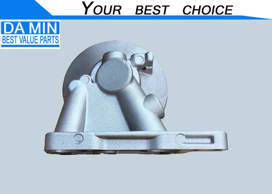 8970966774 Badan Filter Minyak Untuk Bagian Mesin 4HK1 Kepala Filter Aluminium Berputar Pasang Gantung Pada Blok Silinder