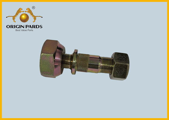 Bolt Roda Kanan Depan 8970170432 ORIGIN PARDS Brake Drum Wheel Bolt Assembly Pin and Nut untuk Isuzu NPR NLR Truck 4JJ1 Mesin